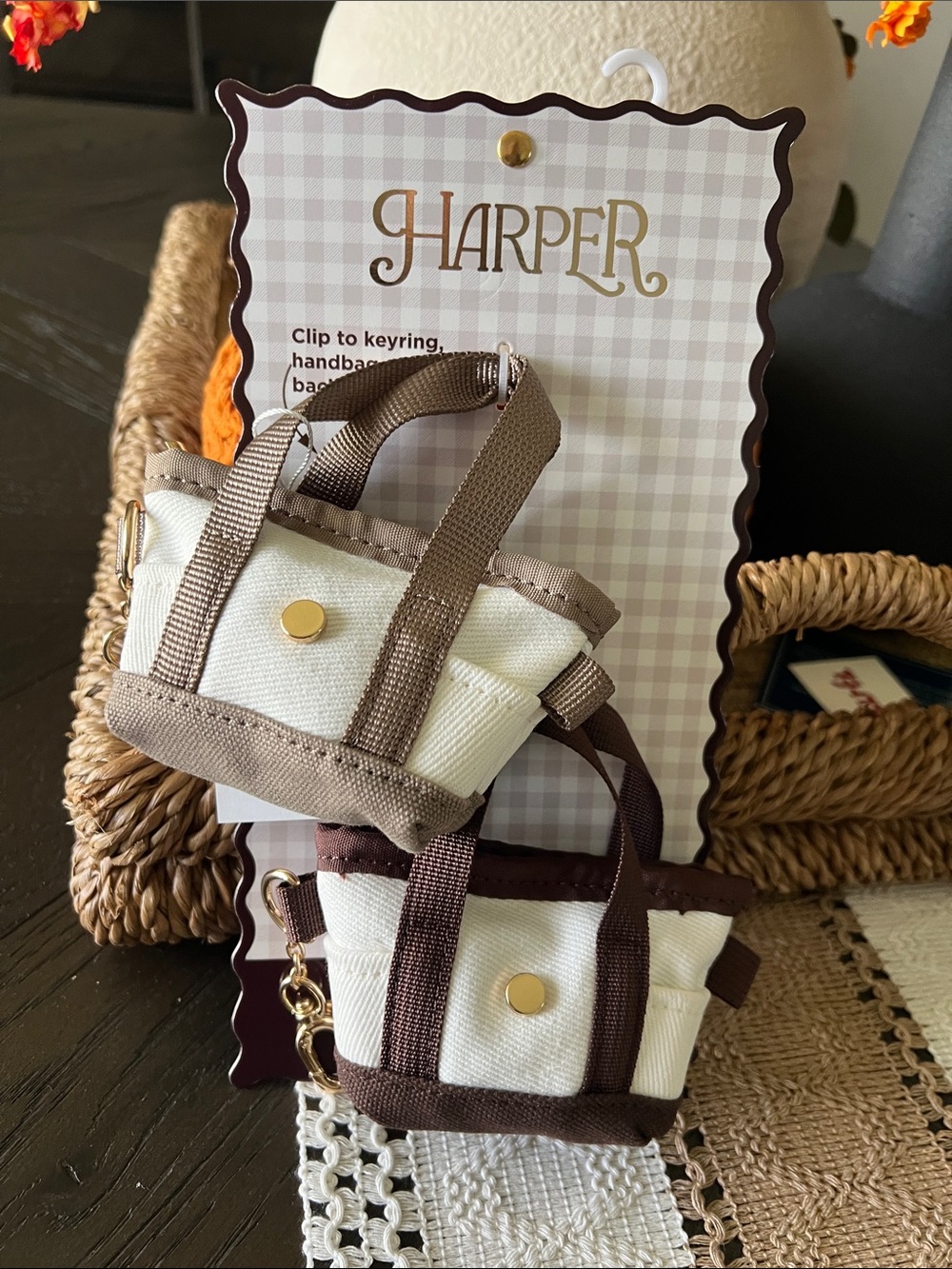 SO. Cute. 2pc Micro Bag Charms..